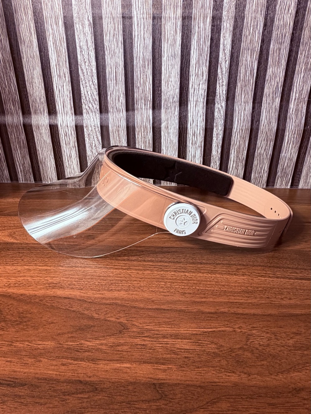 Dior Nude Pink Clear Visor Sun Shield